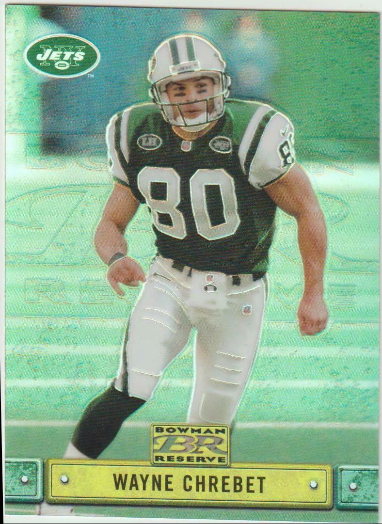 Wayne Chrebet #29 Football Cards 2000 Bowman Reserve