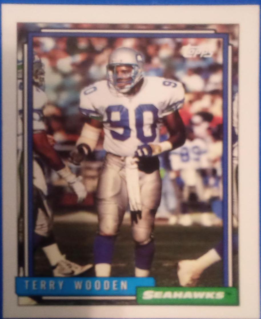 Terry Wooden #32 Football Cards 1992 Topps