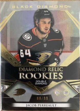 Jacob Perreault #BDR-JP 2022 Upper Deck Black Diamond Hockey