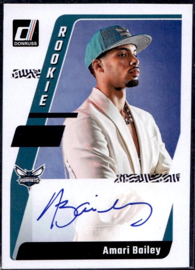 Amari Bailey #ND-AMB Basketball Cards 2023 Panini Donruss Next Day Autograph