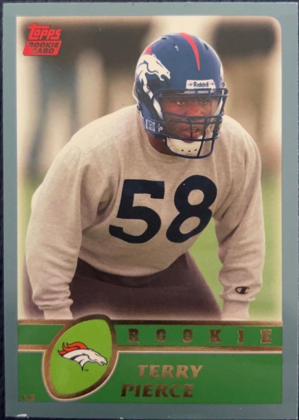 Terry Pierce #345 Football Cards 2003 Topps