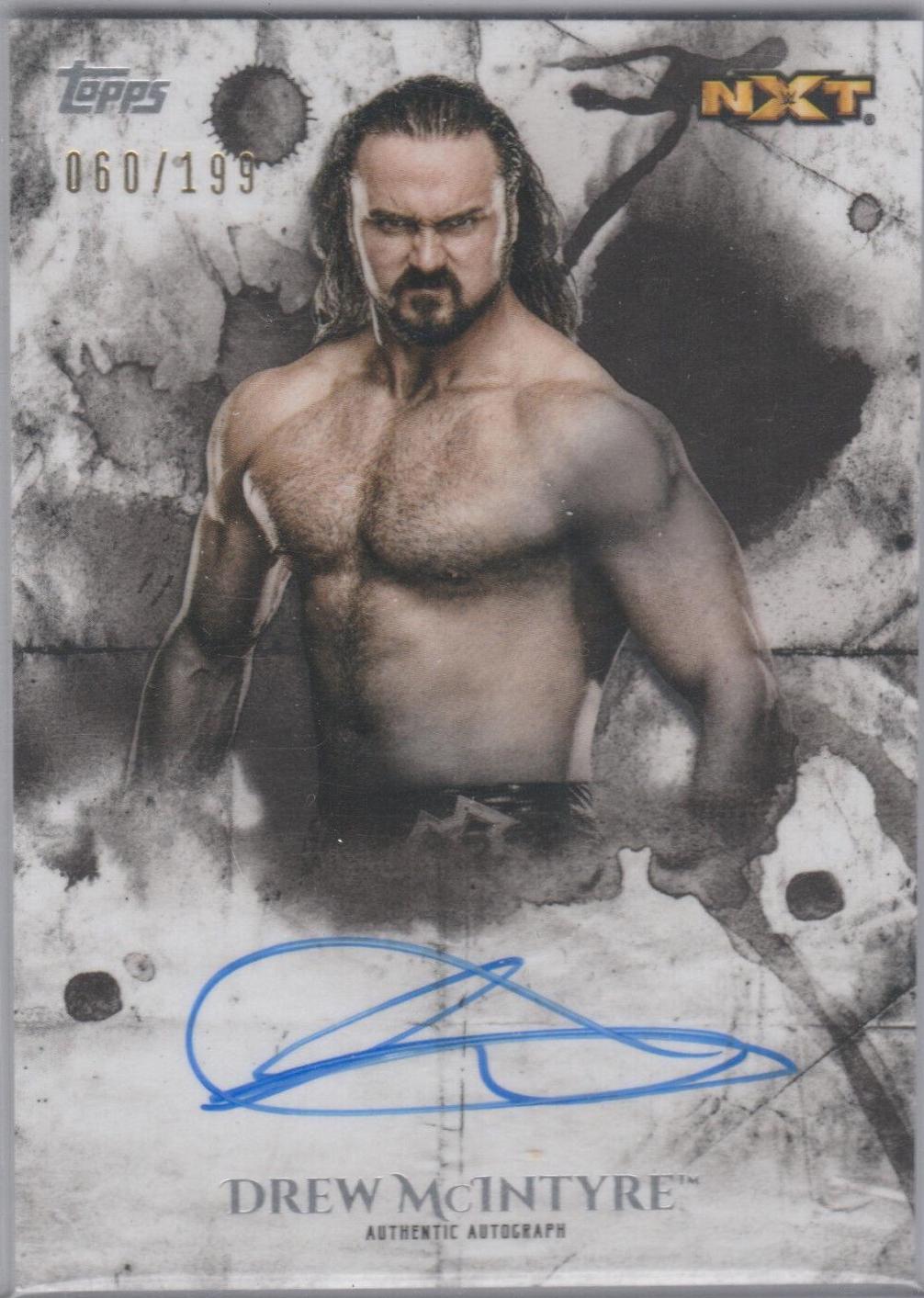 Drew McIntyre #UA-DM Wrestling Cards 2018 Topps WWE Undisputed Autographs