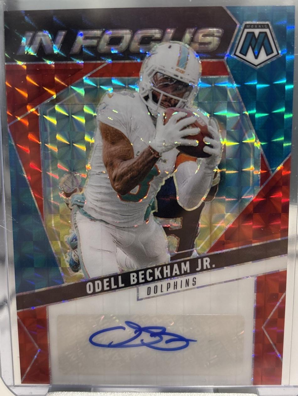 Odell Beckham Jr. [Red] #4 Prices | 2025 Panini Mosaic In Focus