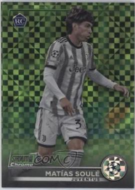 Matias Soule #30 Soccer Cards 2022 Stadium Club Chrome UEFA Competitions