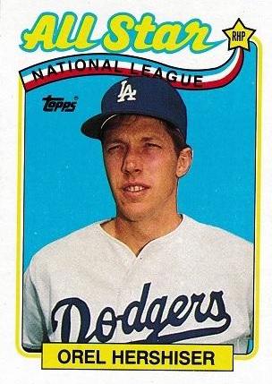 Orel Hershiser: All Star #394 Baseball Cards 1989 Topps