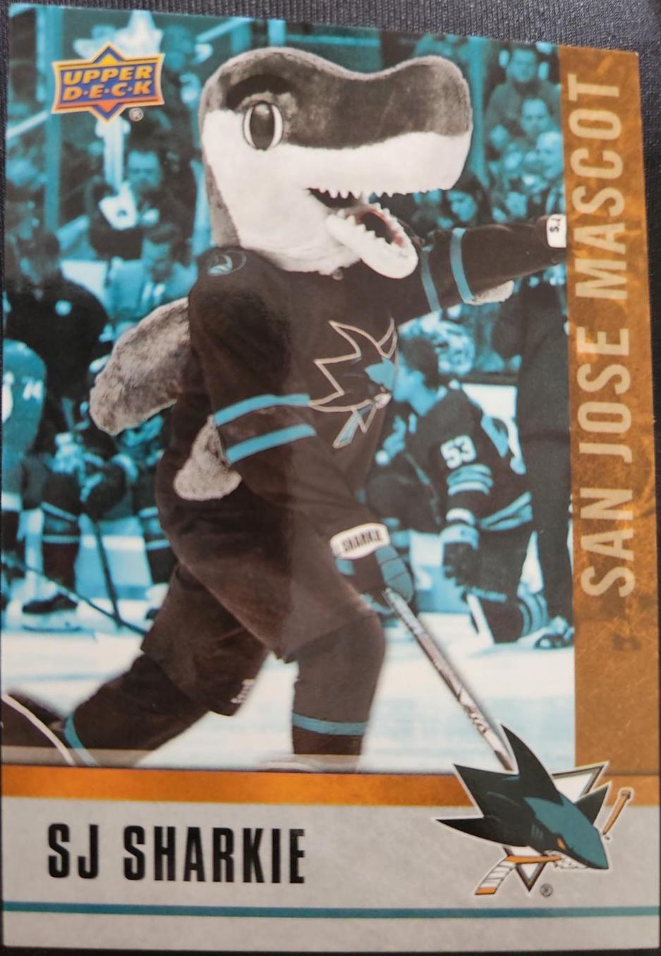 SJ Sharkie #M-2 Hockey Cards 2020 Upper Deck National Hockey Card Day Mascots
