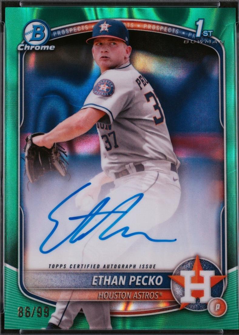 Ethan Pecko [Green Lava Refractor] #CPA-EPE