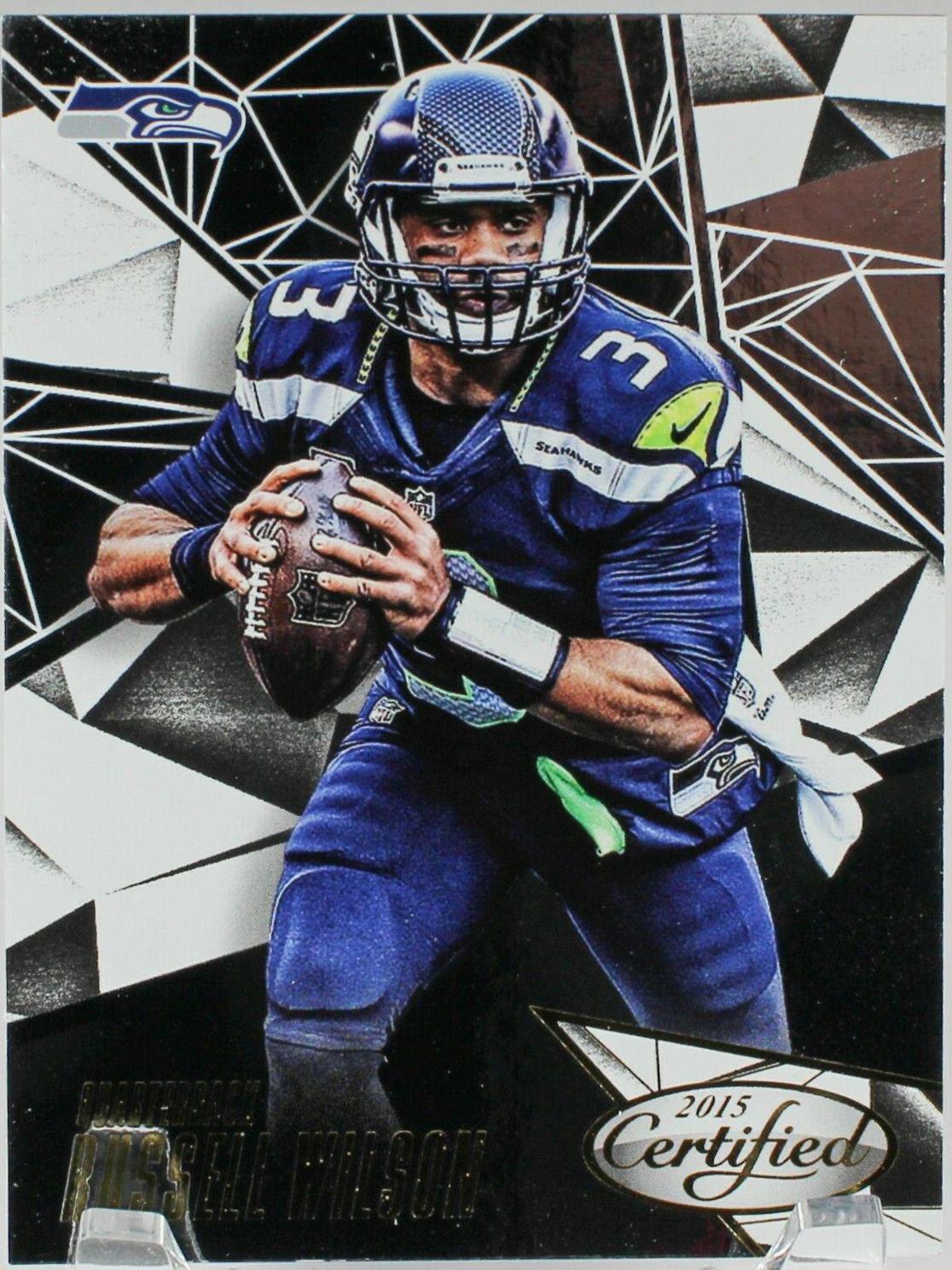 Russell Wilson #1 Football Cards 2015 Panini Certified