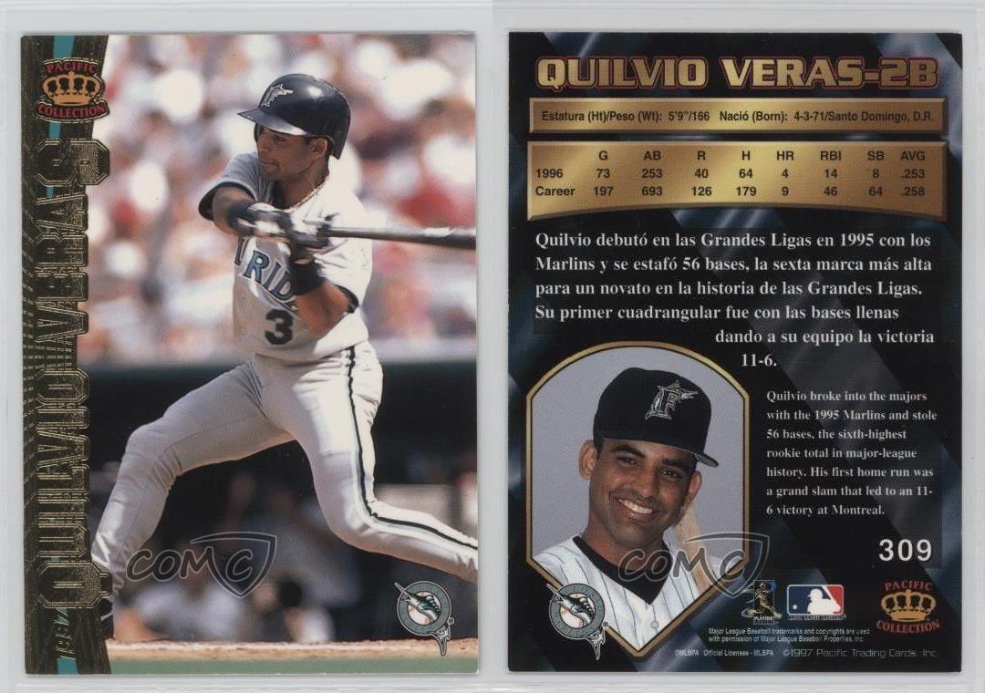 Quilvio Veras #309 1997 Pacific Crown Collection Baseball