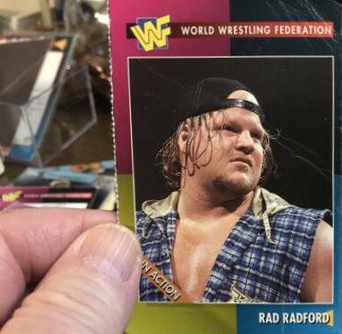 Rad Radford #57 Wrestling Cards 1995 WWF Magazine