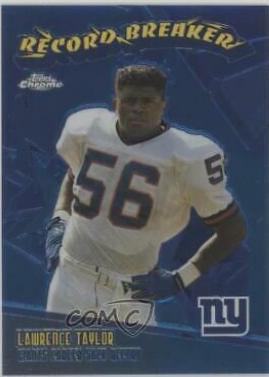 Lawrence Taylor #RB17 Football Cards 2003 Topps Chrome Record Breakers