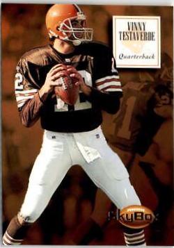 Vinny Testaverde #35 Football Cards 1994 Skybox Premium