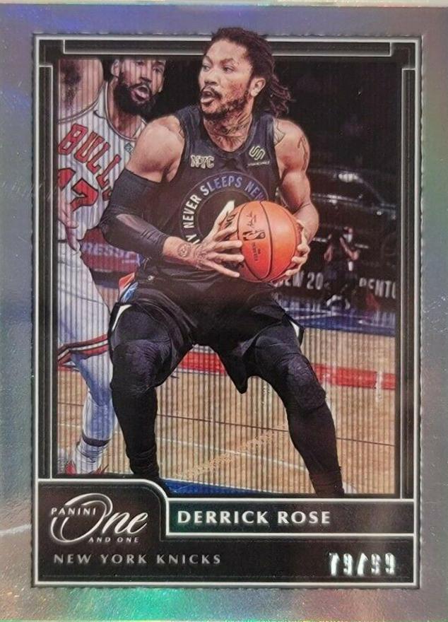 Derrick Rose #6 Basketball Cards 2020 Panini One and One