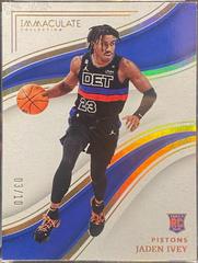Jaden Ivey [Gold] #41 Basketball Cards 2022 Panini Immaculate Prices