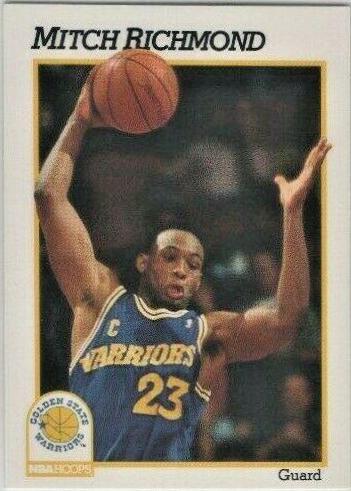 Mitch Richmond #73 Basketball Cards 1991 Hoops