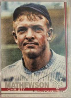 Christy Mathewson #574 Baseball Cards 2019 Topps