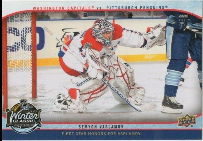 Semyon Varlamov #WC8 Hockey Cards 2011 Upper Deck Winter Classic Jumbo
