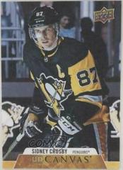 Sidney Crosby #C64 Hockey Cards 2020 Upper Deck UD Canvas Prices