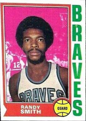 Randy Smith #8 Basketball Cards 1974 Topps