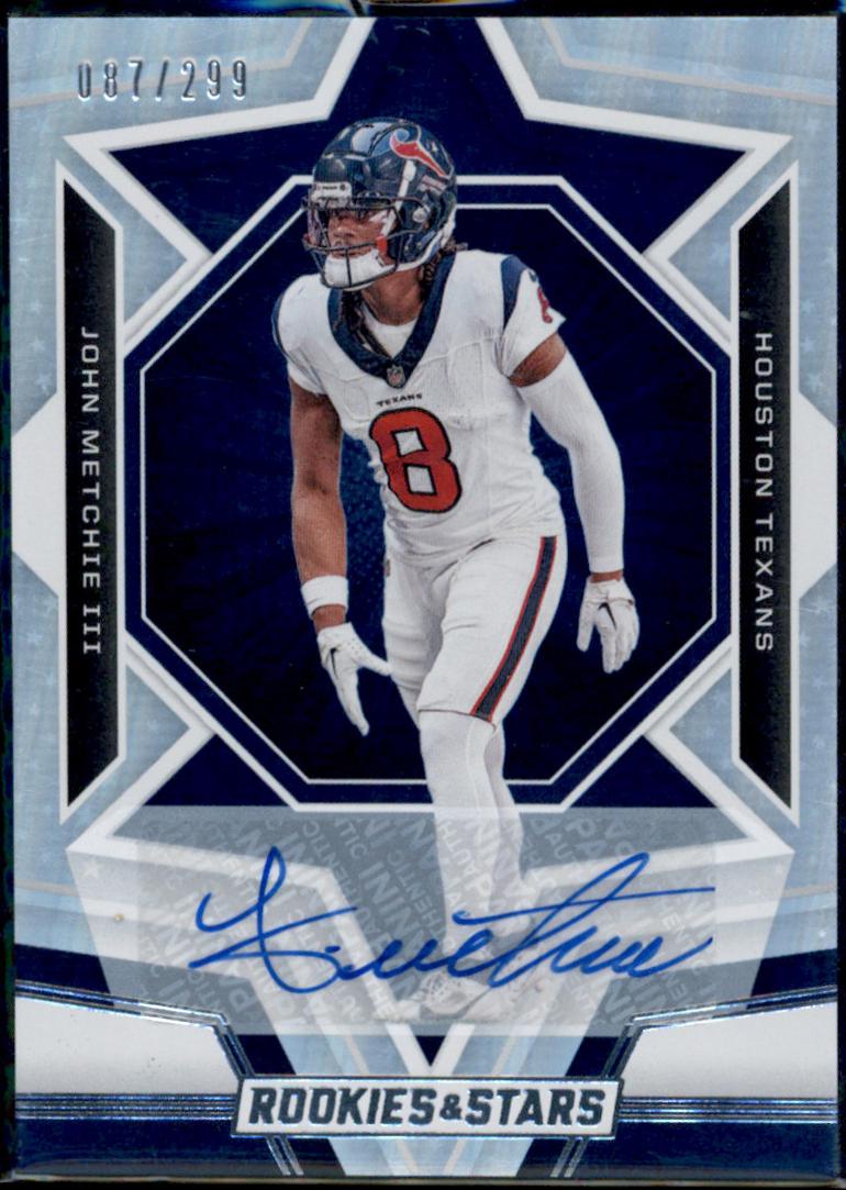 John Metchie III #40 2023 Panini Rookies & Stars Football Signatures
