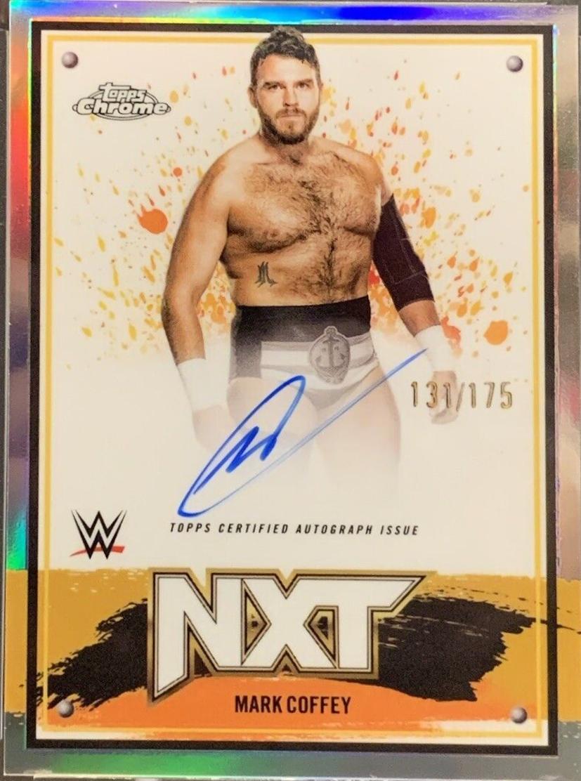 貴重　証明付き　WWE ロック　チャイナ　直筆サイン入り　NEWS week Yahoo!オークション - プロレス 中邑真輔 17 Topps WWE NXT Authentic
