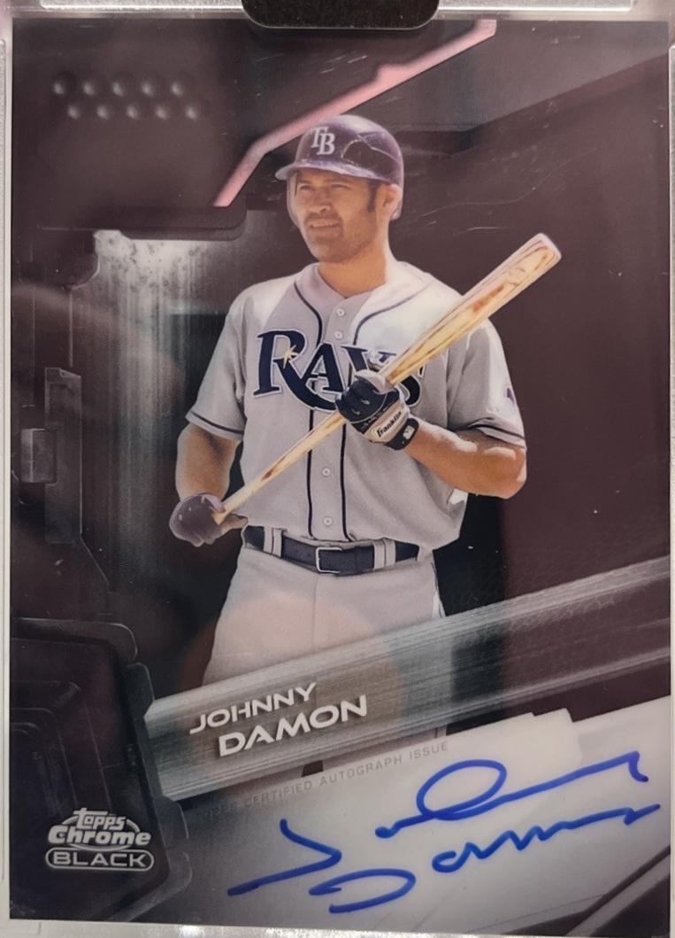 Johnny Damon #CBA-JDA 2026 Topps Chrome Black Baseball Autographs
