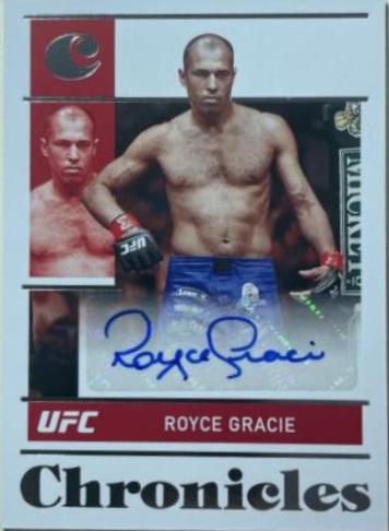 Royce Gracie #CS-RGC Ufc Cards 2022 Panini Chronicles UFC Signatures