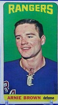 Arnie Brown #34 Hockey Cards 1964 Topps