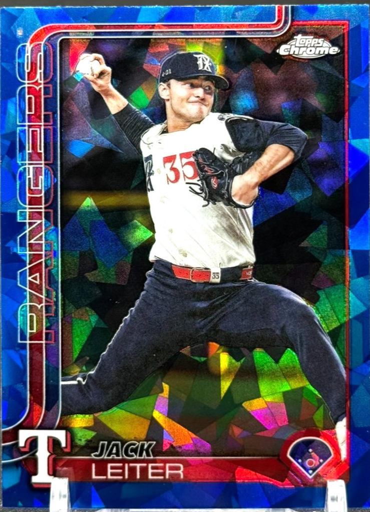 Jack Leiter #USC42 2025 Topps Chrome Sapphire Update Baseball