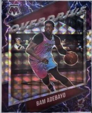 Bam Adebayo #19 Basketball Cards 2020 Panini Mosaic Overdrive