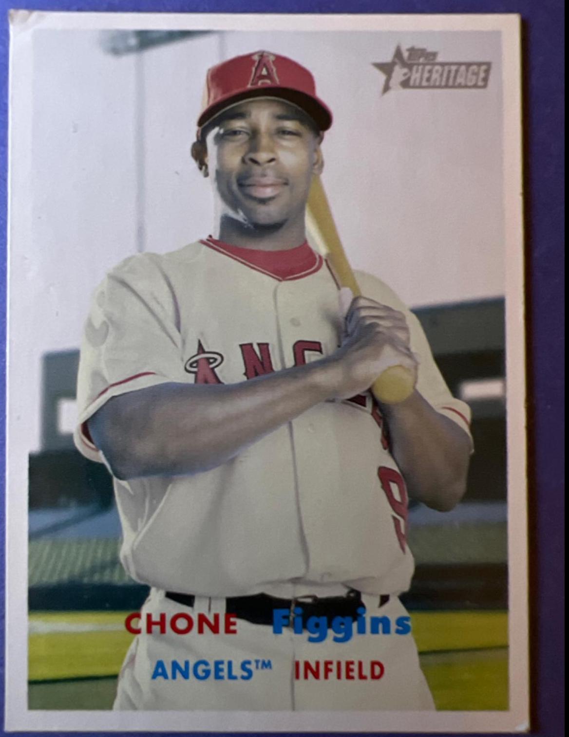 Chone Figgins #117 Baseball Cards 2006 Topps Heritage
