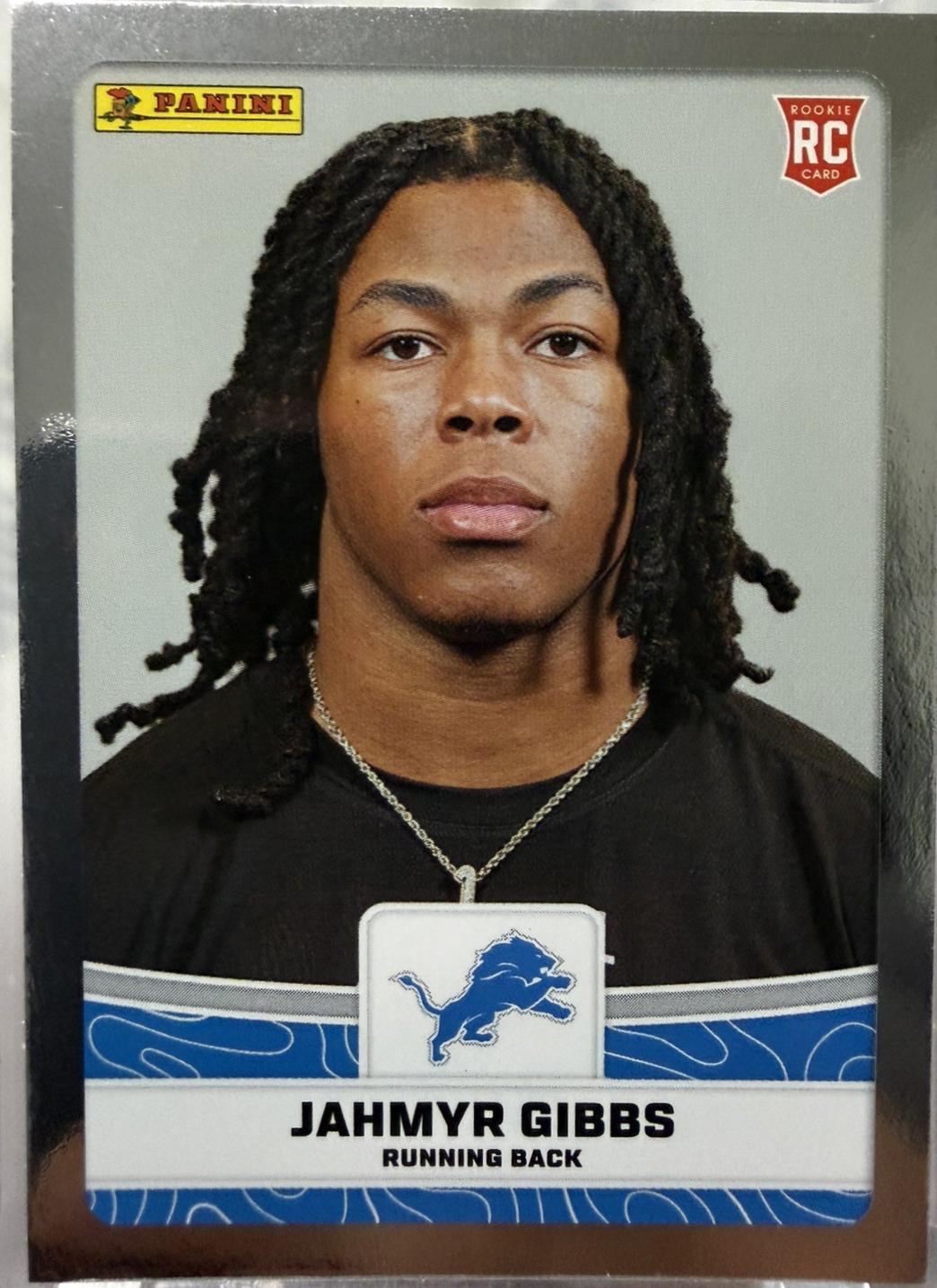 Jahmyr Gibbs #387 2023 Panini NFL Sticker & Card Collection