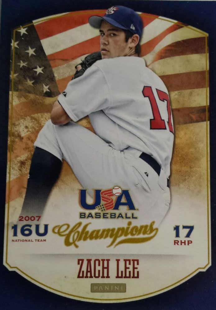 Zach Lee #89 Baseball Cards 2013 Panini USA Baseball Champions
