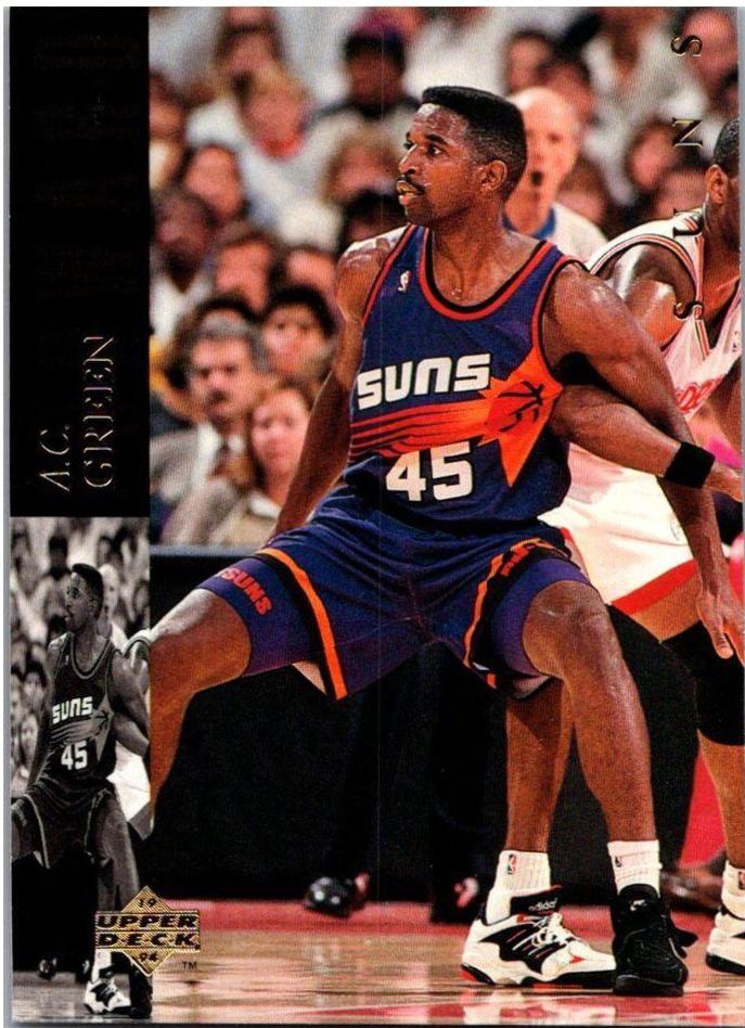A.C. Green #8 Basketball Cards 1993 Upper Deck SE
