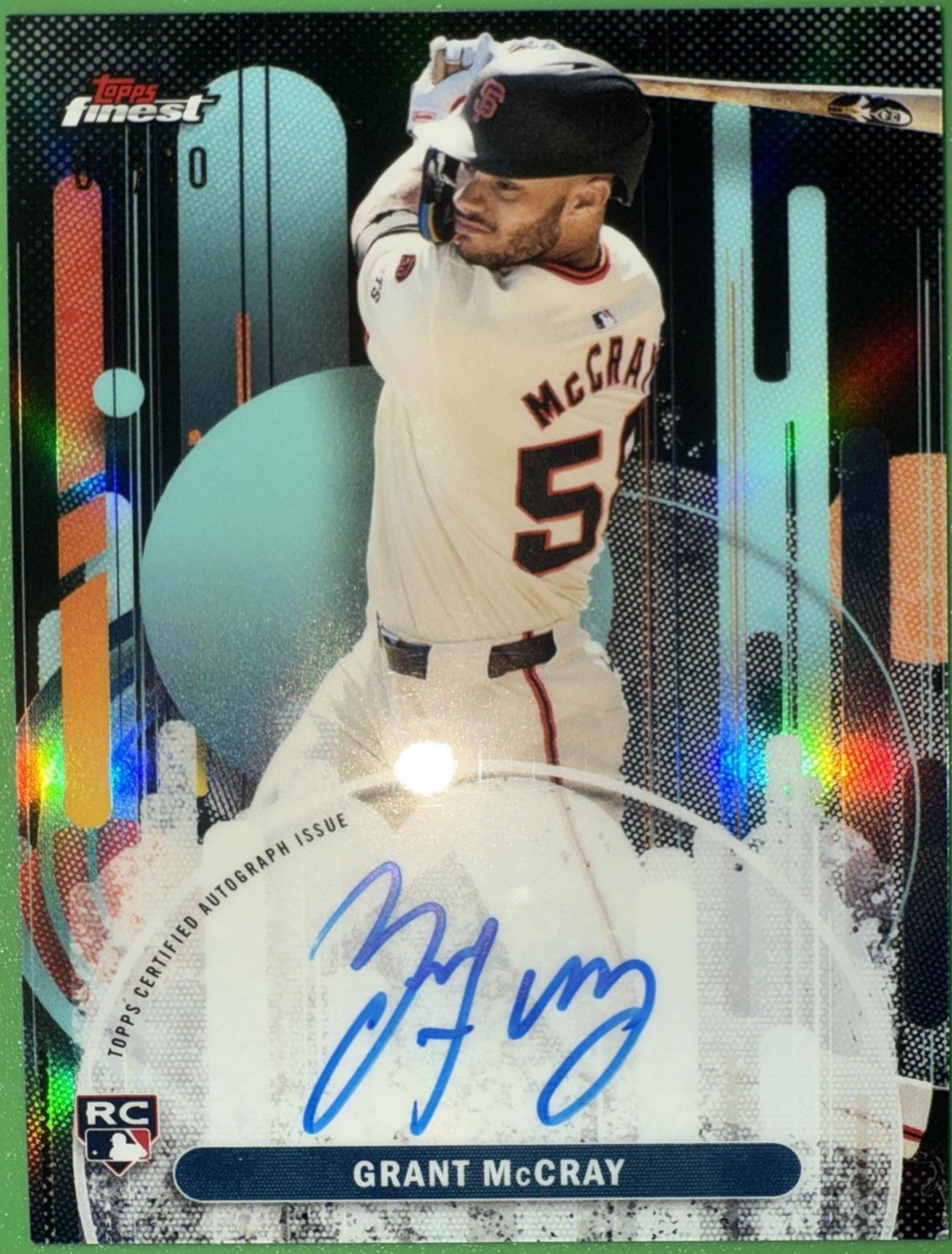 Grant McCray [Black Refractor] #FA-GM Prices | 2025 Topps Finest ...