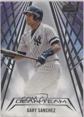 Gary Sanchez #BT-GS Baseball Cards 2018 Stadium Club Beam Team