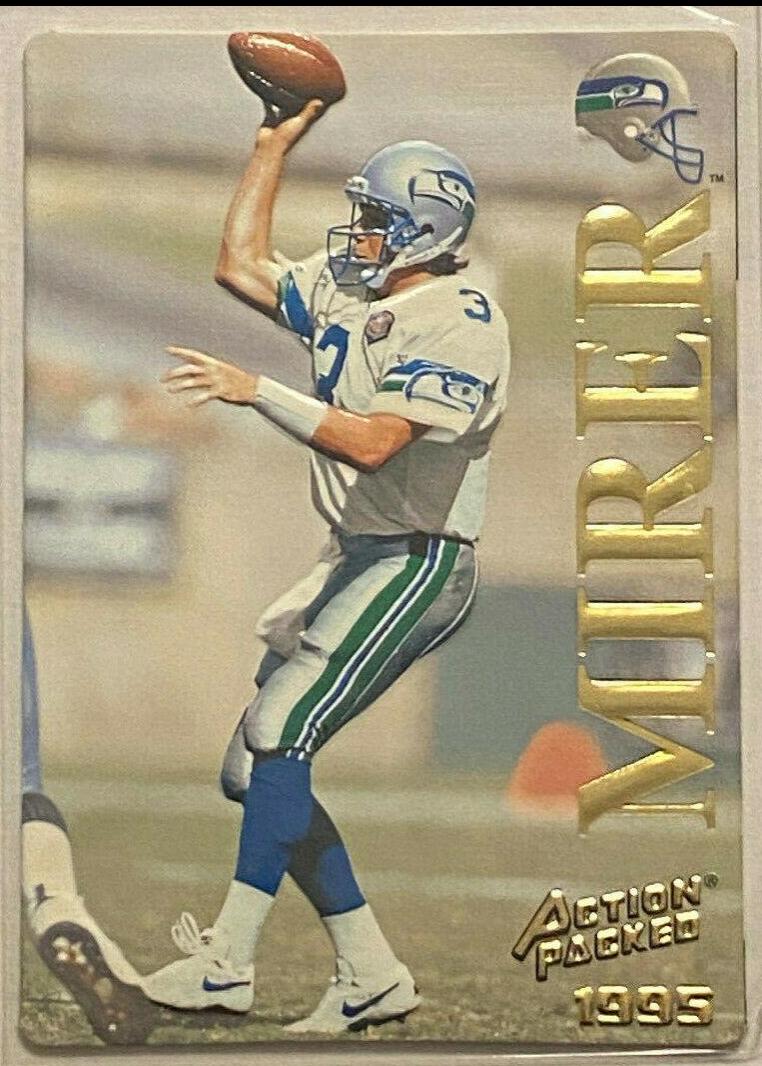 Rick Mirer #9 Football Cards 1995 Action Packed