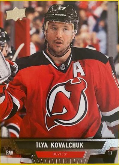 Ilya Kovalchuk #31 Hockey Cards 2013 Upper Deck