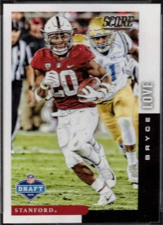 Bryce Love #DFT-11 Football Cards 2019 Panini Score NFL Draft