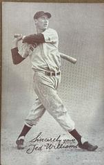 Ted Williams [#9 Not Showing] Baseball Cards 1939 Exhibits Salutation Prices