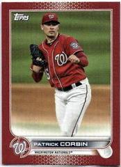 Patrick Corbin [Mini Red] #525 Baseball Cards 2022 Topps Prices