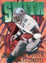 Emmitt Smith #22 Football Cards 1997 Skybox Impact