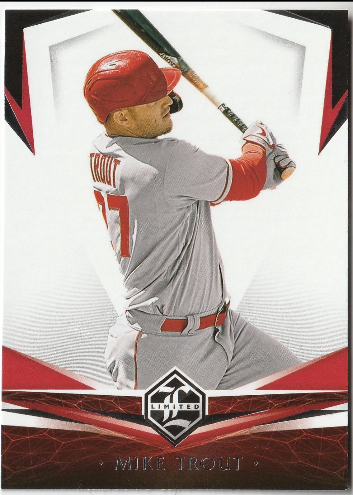 Mike Trout #1 Baseball Cards 2021 Panini Chronicles Limited