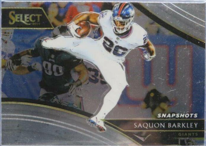 Saquon Barkley #SN-16 Football Cards 2018 Panini Select Snapshots