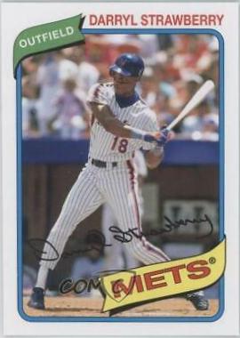 Darryl Strawberry #129 Baseball Cards 2012 Topps Archives