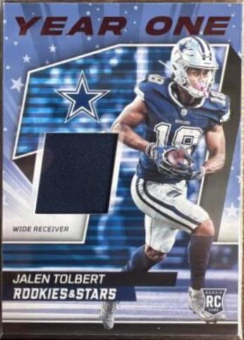 Jalen Tolbert #YO-JT Football Cards 2022 Panini Rookies & Stars Year One