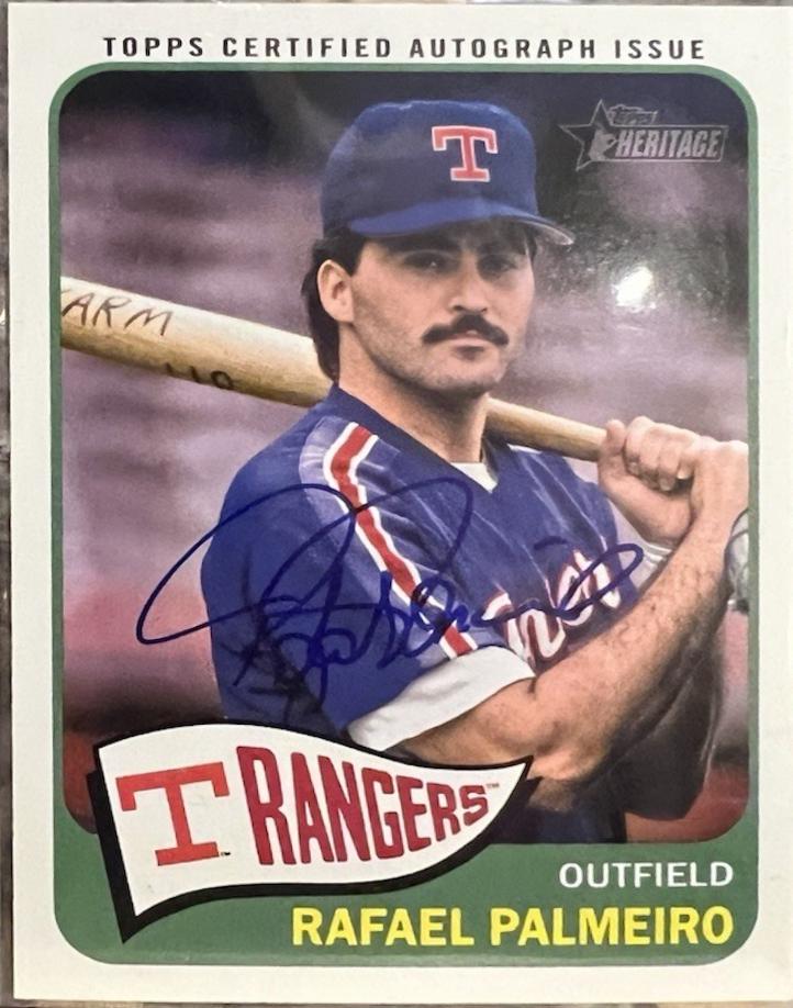 Rafael Palmeiro #RP 2014 Topps Heritage Real One Autographs Baseball