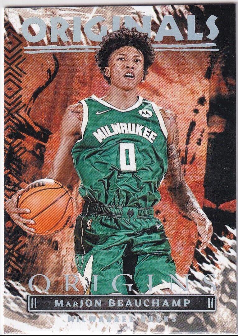 MarJon Beauchamp #17 Basketball Cards 2022 Panini Origins Originals