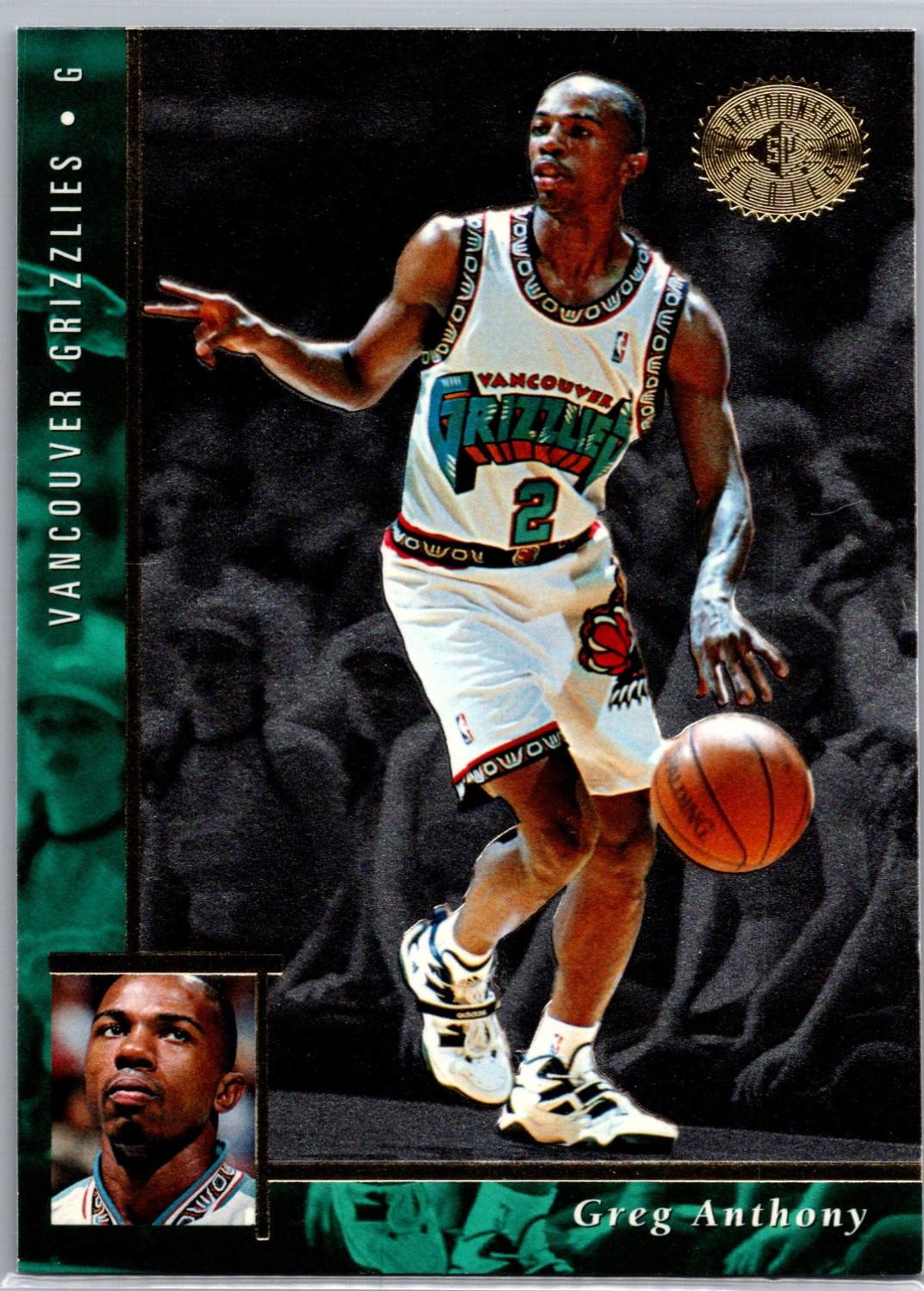 Greg Anthony #110 1995 Sp Championship Basketball