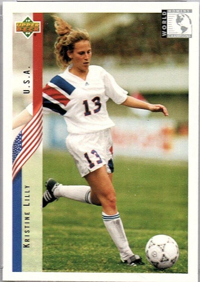 Kristine Lilly #273 Soccer Cards 1994 Upper Deck World Cup Soccer